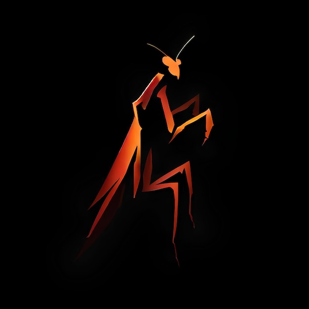 Impetuous Praying Mantis w projektowaniu logo