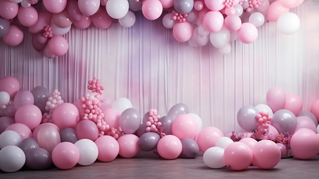 Impreza piękny balon biały niebieski wydarzenie prezent różowy kolorowy zabawa świętować świąteczne wakacje szczęśliwa niespodzianka urodziny tło hel wystrój projekt