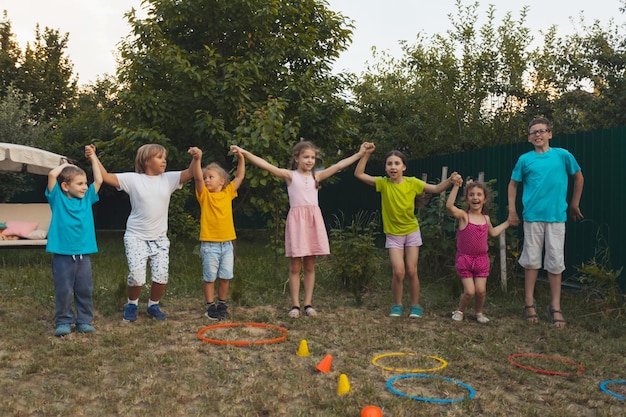 Impreza Sportowa Dla Dzieci Na Podwórku