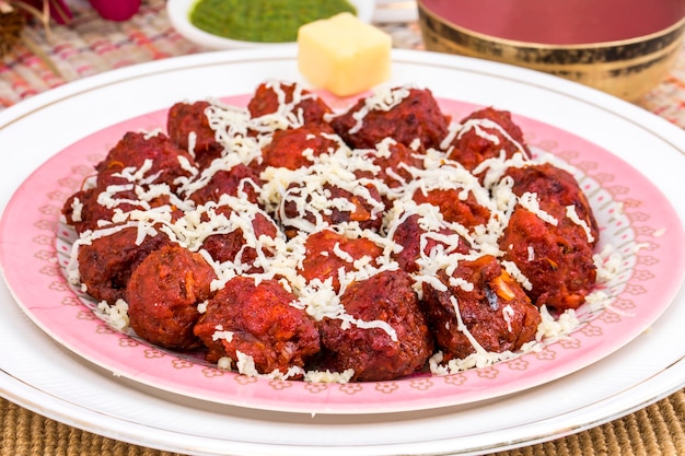 Indian Cuisine Vegetable Manchurian