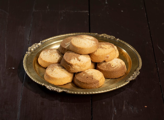 Indian Sweet Food Nankhatai lub Cookies