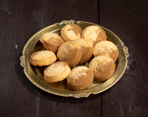 Indian Sweet Food Nankhatai lub Cookies