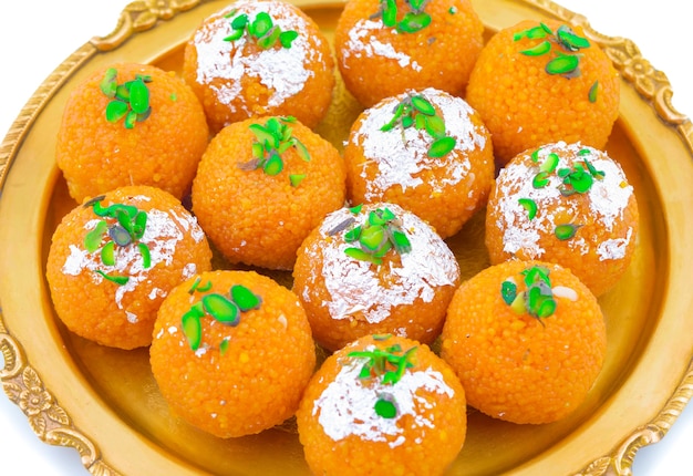 Indian Sweet Motichoor laddoo