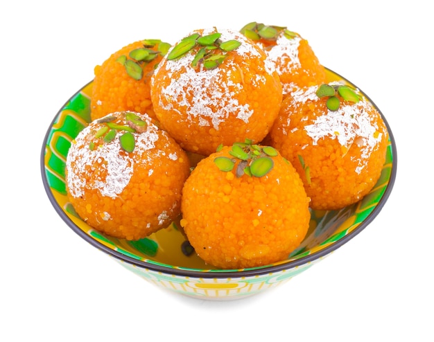 Zdjęcie indian sweet motichoor laddoo