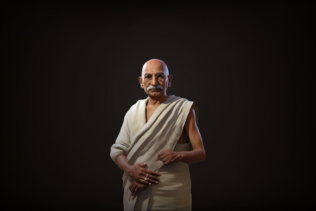 indyjski bojownik o wolność Gandhi ji