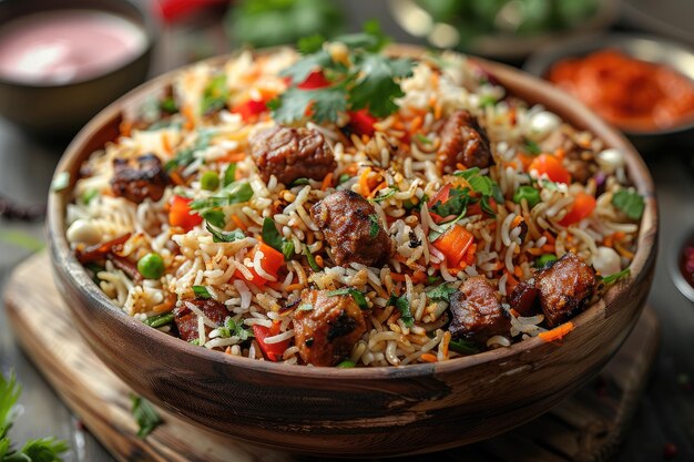 indyjski ryż biryani profesjonalna reklama fotografia żywności