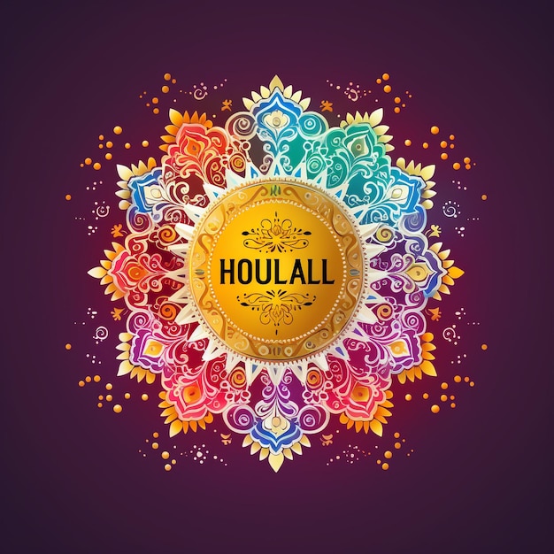 Indyjskie święto Szczęśliwy Diwali z Diwali rekwizytem wakacyjnym Tło Uroczystość Diwali kartka powitawkowa projekt ilustracji wektorowej