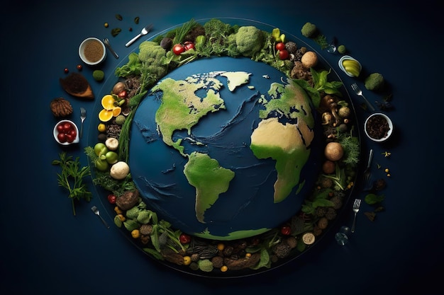 infografika najbardziej odżywczej żywności na świecie