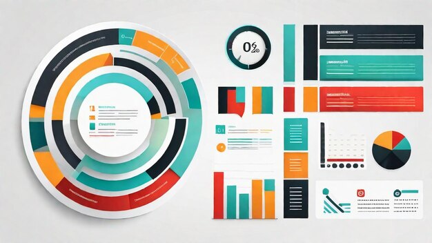 Zdjęcie informacyjne grafiki informacyjne