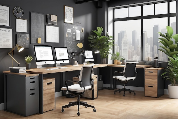 Innowacyjna konfiguracja biura Zaprojektuj przestrzeń roboczą sprzyjającą kreatywności i produktywności