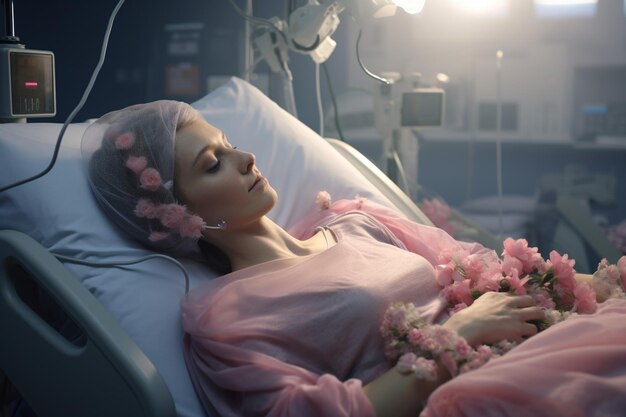 Zdjęcie inspirujące obrazy pacjentów z rakiem otrzymujących 00406 02