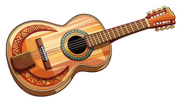 instrument muzyczny gitary akustycznej