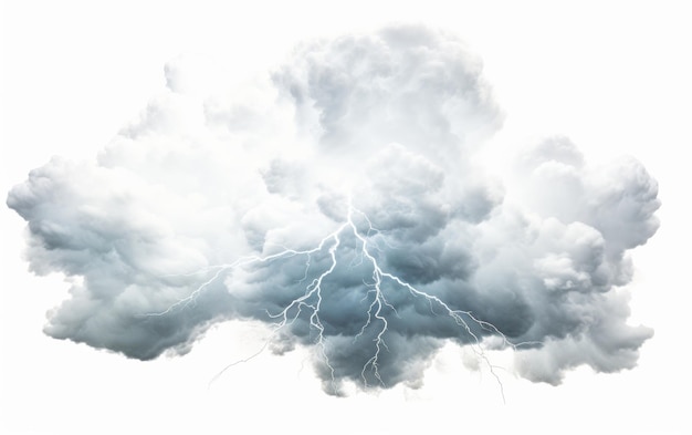 Intensywna burza piorunowa w formacji chmur