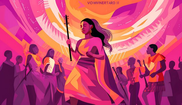 International Women's Day poster and Banner Break The BIAS Vector ilustracja