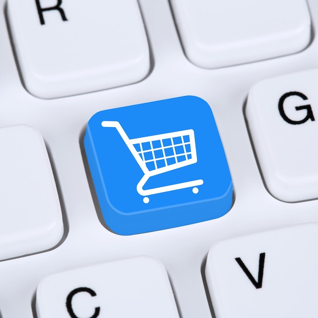 Internetowa koncepcja zakupów online zamów e-commerce sklep internetowy