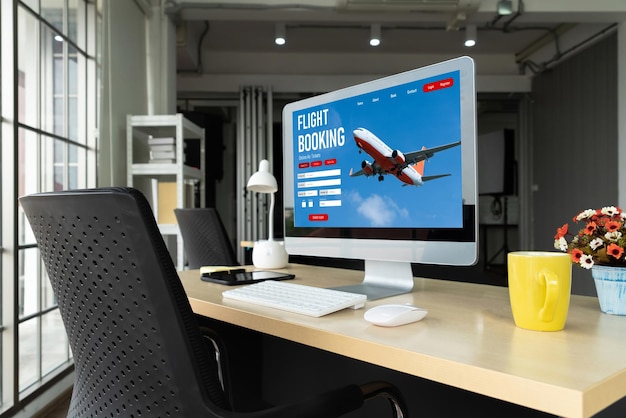Internetowa strona rezerwacji lotów zapewnia nowoczesny system rezerwacji