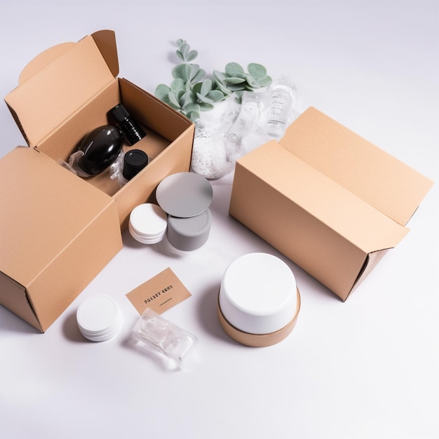 Zdjęcie internetowy sklep e-commerce carton box beauty