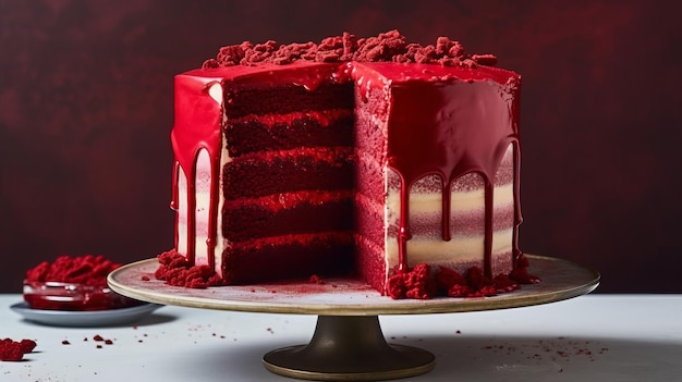 Irresistible Red Velvet Cake Wyśmienity deser