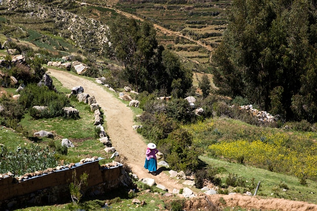 Isla del Sol na jeziorze Titicaca