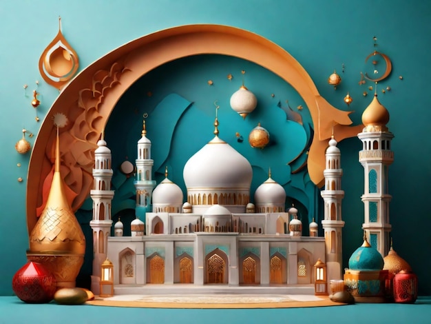Islamska dekoracja tła