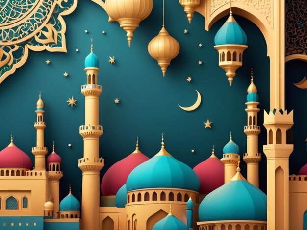 Islamska dekoracja tła