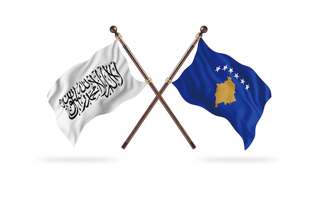 Islamski Emirat Afganistanu kontra Kosowo – tło dwóch flag