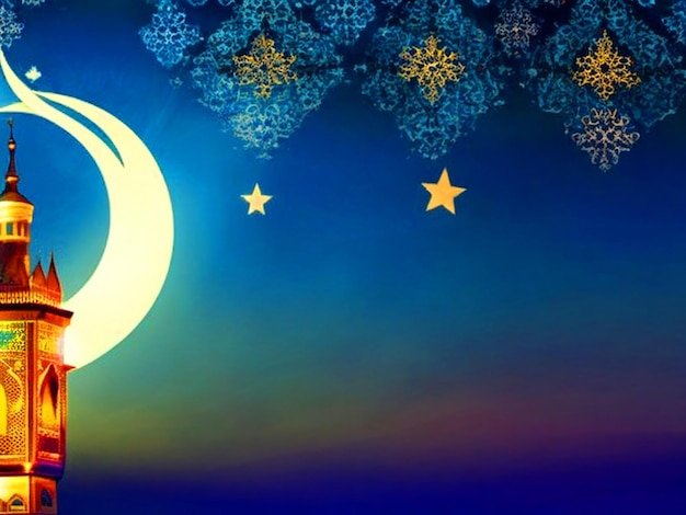 Islamskie ramadan tekst tła ramadan