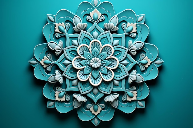 Islamskie tło z elementami dekoracyjnymi