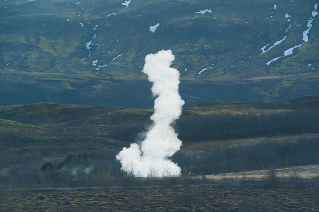 Zdjęcie islandia gejzer thermal