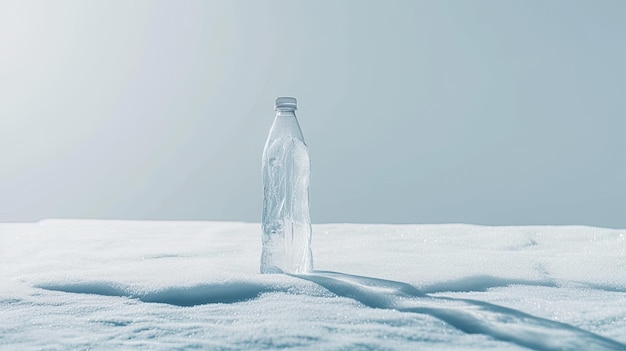 Izolowana butelka z tworzywa sztucznego Generatywna sztuczna inteligencja