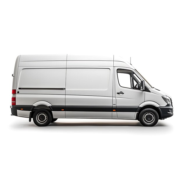 Zdjęcie izolowany z mercedesbenz sprinter diesel engine 2012 model luxury passe na białym tle photo