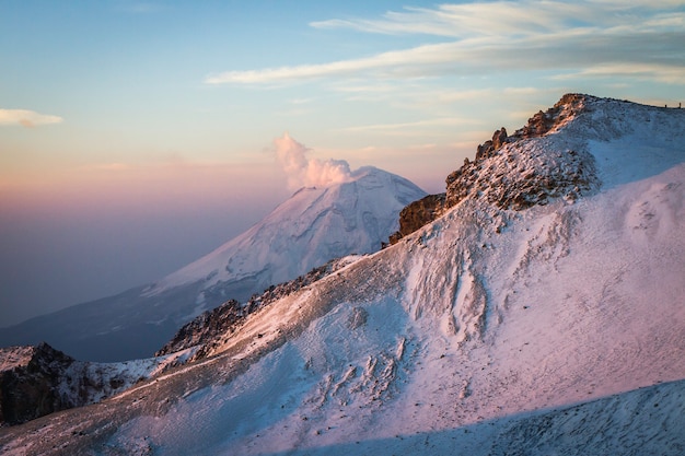 Zdjęcie iztaccihuatl y popocatepetl