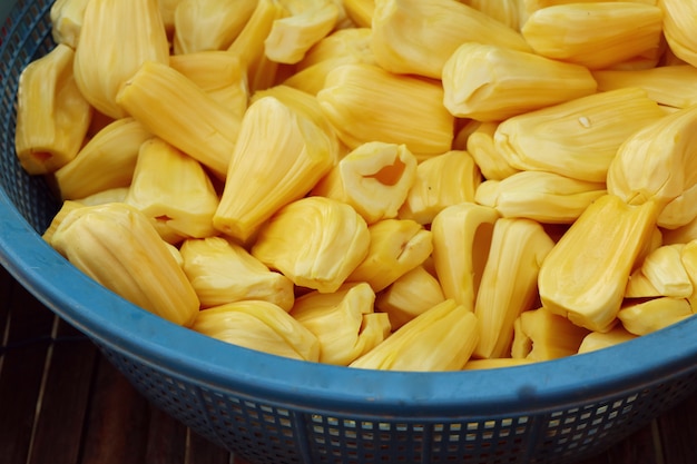 Jackfruit przy ulicznym jedzeniem