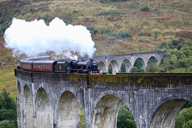 Zdjęcie jacobite przekracza glenfinnan