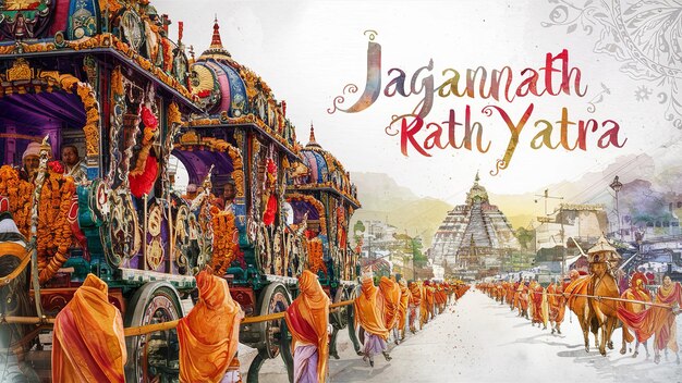 Jagannath rath yatra Generative ao