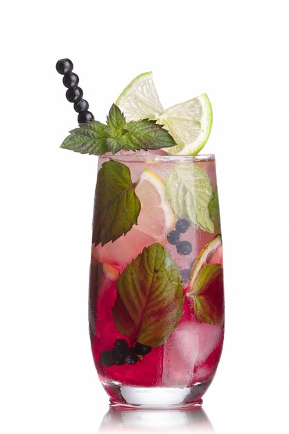 Zdjęcie jagodowe mojito