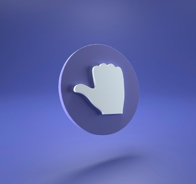 Zdjęcie jak ikona na ilustracji 3d zbliżenie koła