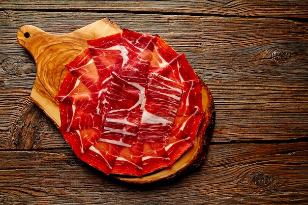 Jamon Iberico Z Hiszpańskiej Andaluzyjskiej Szynki