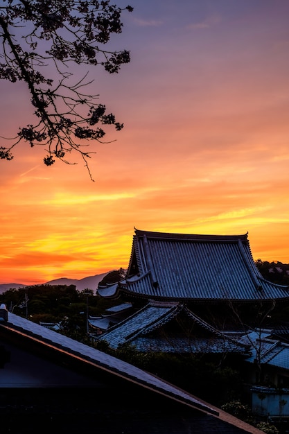 Japoński zachód słońca