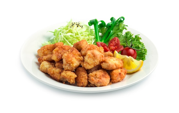 Japońskie jedzenie Karaage Fried Chicken