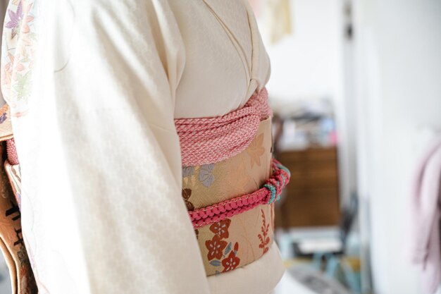Japońskie kobiety noszące kimono