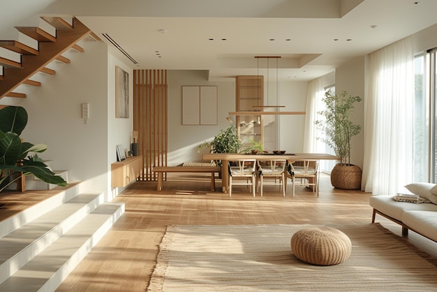 Japońskie standardowe meble mieszkalne