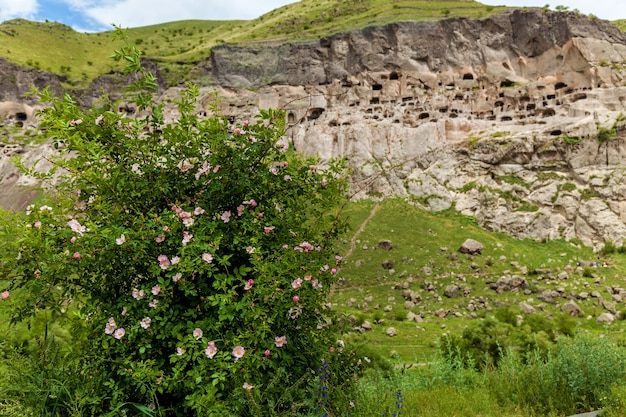 Jaskinia miasto-klasztor Wardzia. Vardzia znajduje się w Górach Erusheti na lewym brzegu