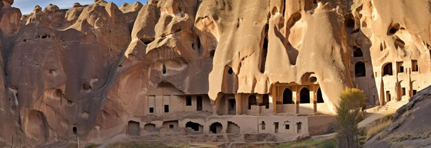 Jaskinie w skale Klasztor Selime Dolina Ihlara Cappado