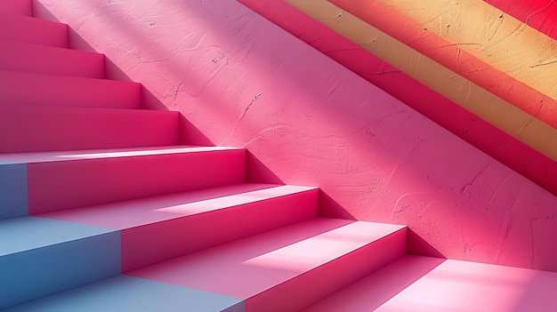 Jasno-różowe abstrakcyjne tło gradientowe
