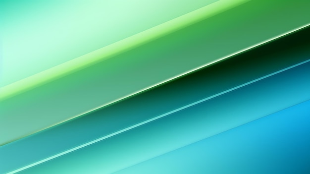 Jasnoniebiesko-zielone tło wektora z prostymi paskami Ai generatywne
