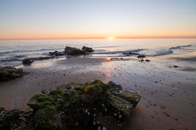 Jedna z najpiękniejszych plaż w Hiszpanii, zwana (Torre Del Loro, Huelva) w Hiszpanii.