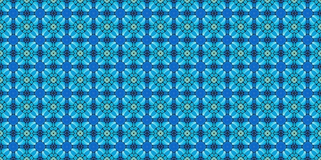 Jednolite wzór geometryczny Niebieskie i białe tło