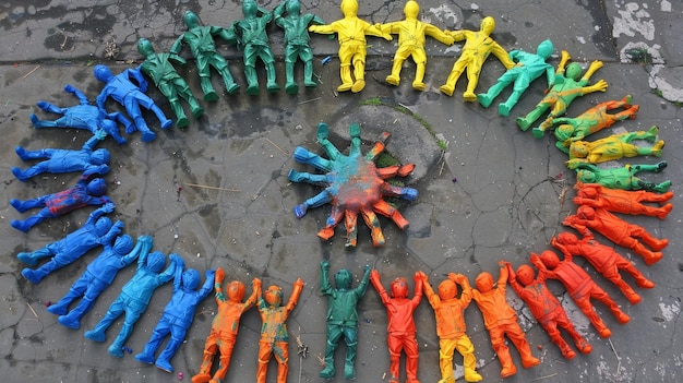 Zdjęcie jedność w różnorodności spotkania spójności społecznej