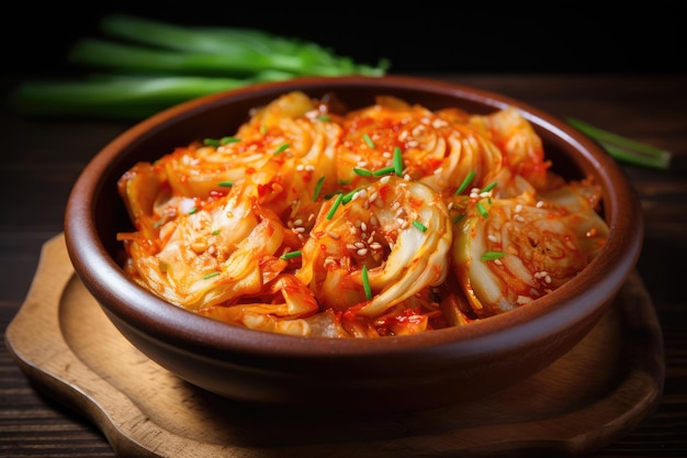 Jedzenie Kimchi Warzywa Fermentowane Zazwyczaj Kapusta Napa